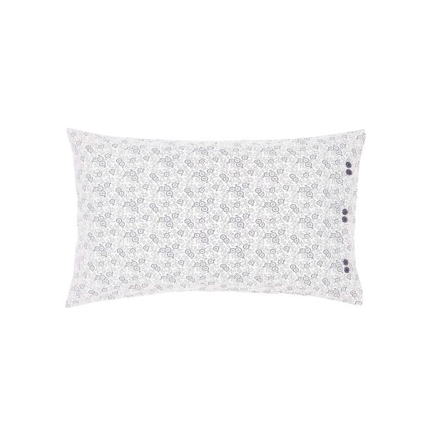 Bedeck of Belfast Stafford Pair of Standard Pillowcases Navy  Red | Bed Sava