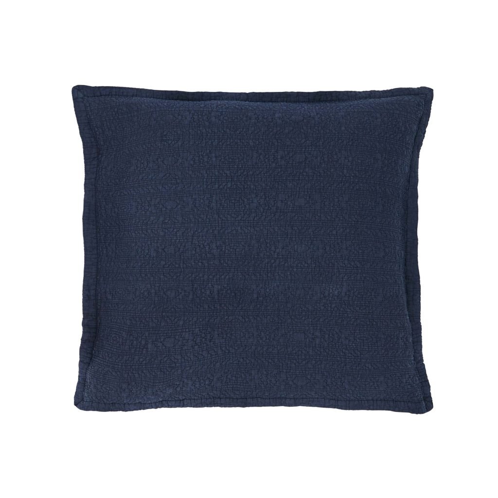 Bedeck of Belfast Stafford Sham Pillowcase, Navy