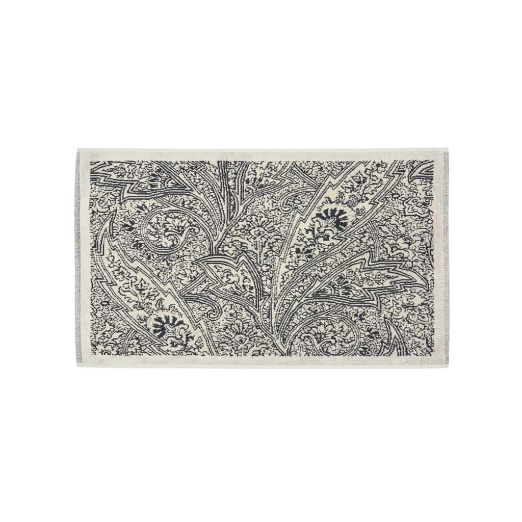 Bedeck of Belfast Umma Bath Mat, Charcoal/Linen