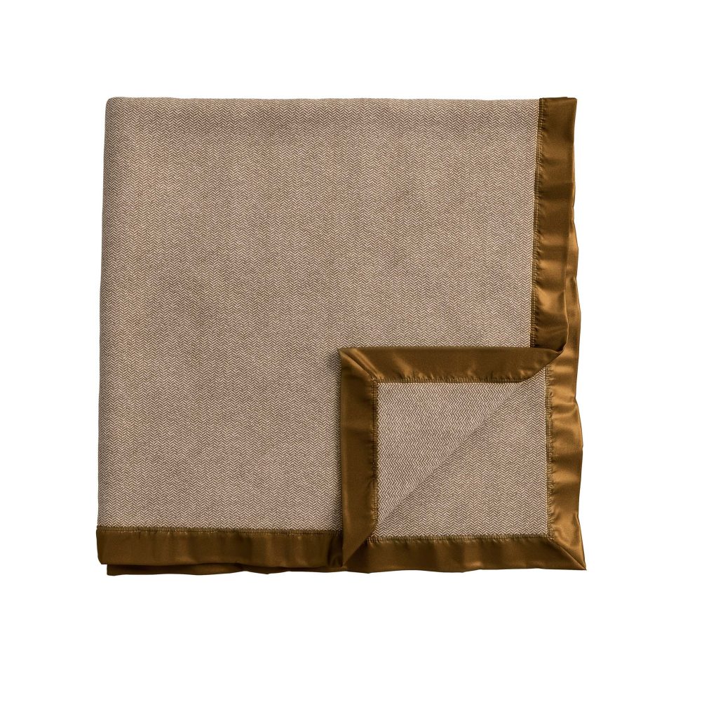 Bedeck of Belfast Umma Woven Throw, Charcoal/Gold