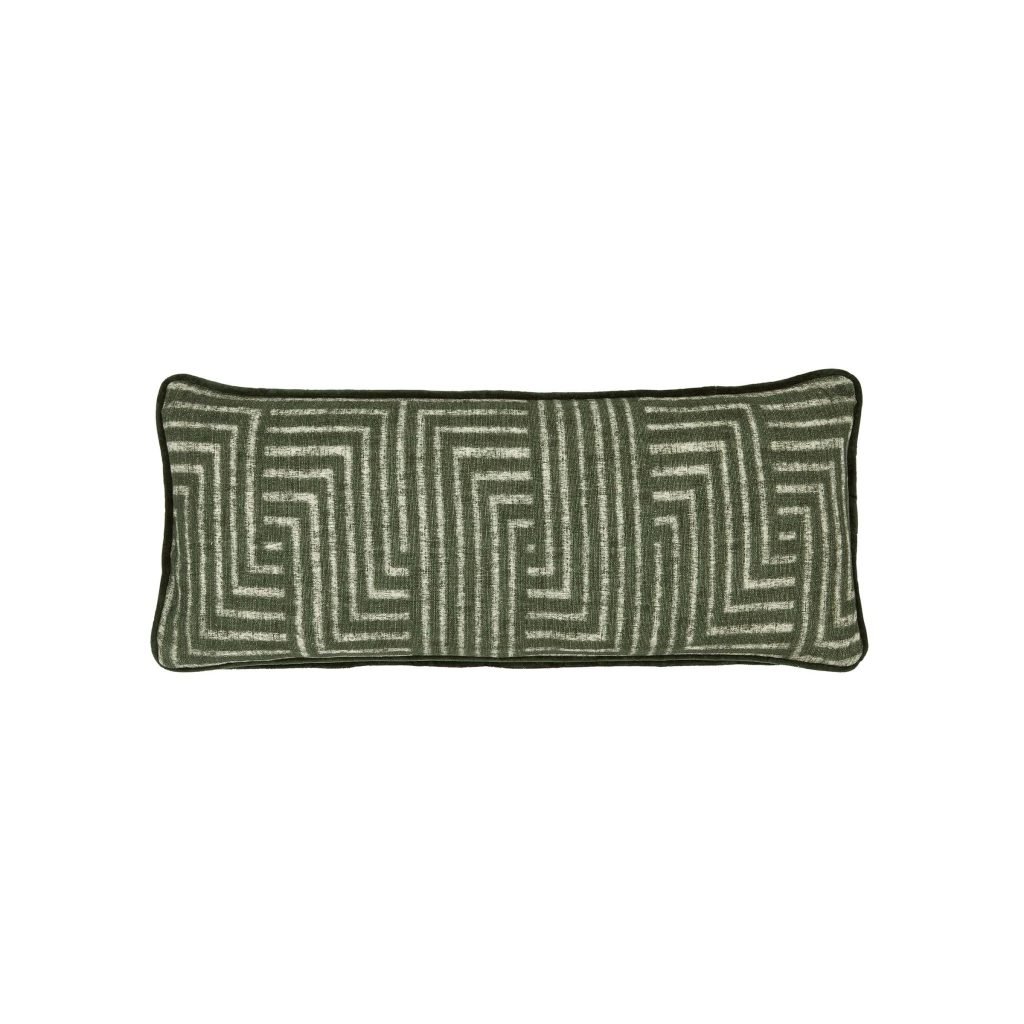 Bedeck of Belfast Yoko Cushion 70cm x 30cm, Green