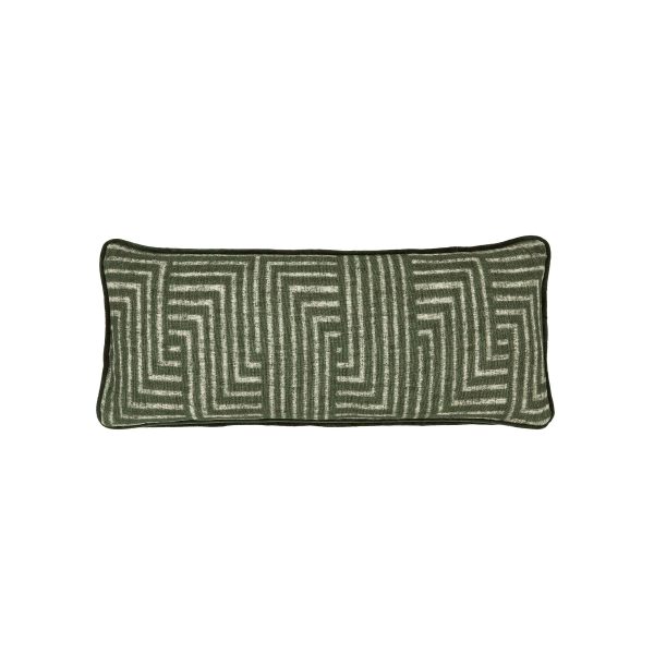 Bedeck of Belfast Yoko Cushion 70cm x 30cm Green | Bed Sava