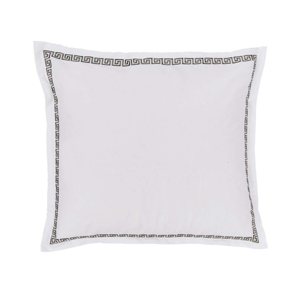 Bedeck of Belfast Yoko Pair of Square Oxford Pillowcases, Green