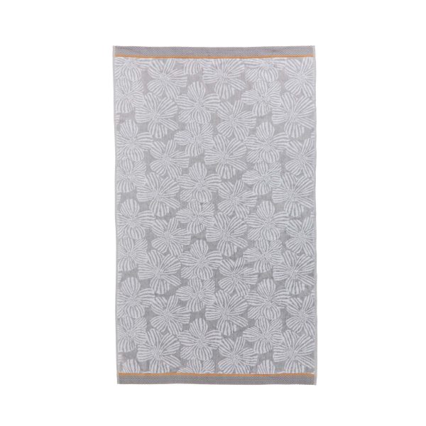 Bedeck of Belfast Zenda Hand Towel White  Grey | Bed Sava