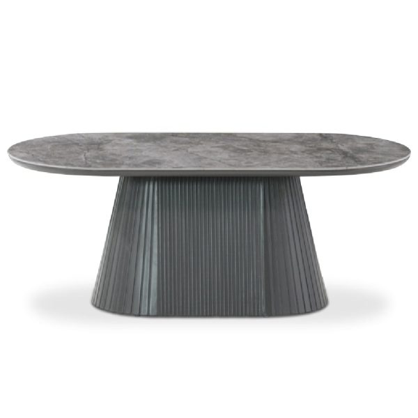 Bedford Sintered Stone Coffee Table In Grey | Bed Sava