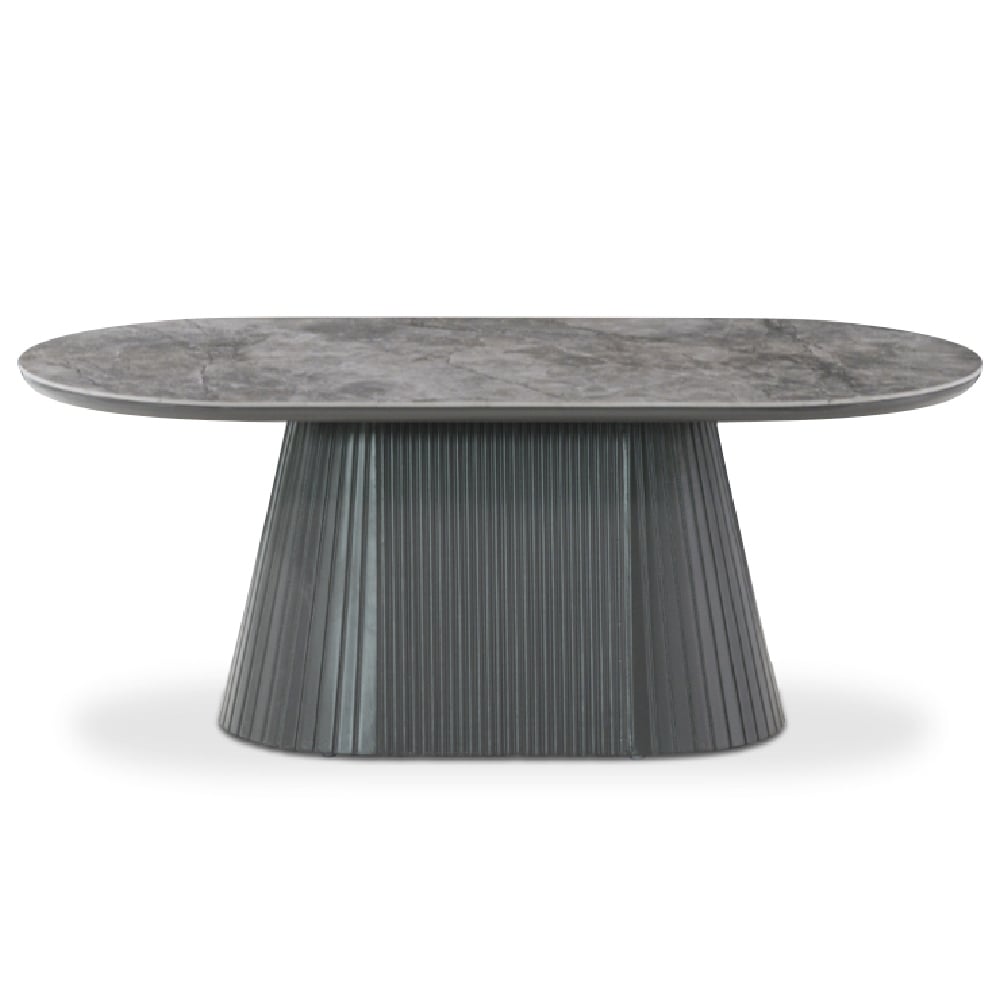 Bedford Sintered Stone Coffee Table In Grey