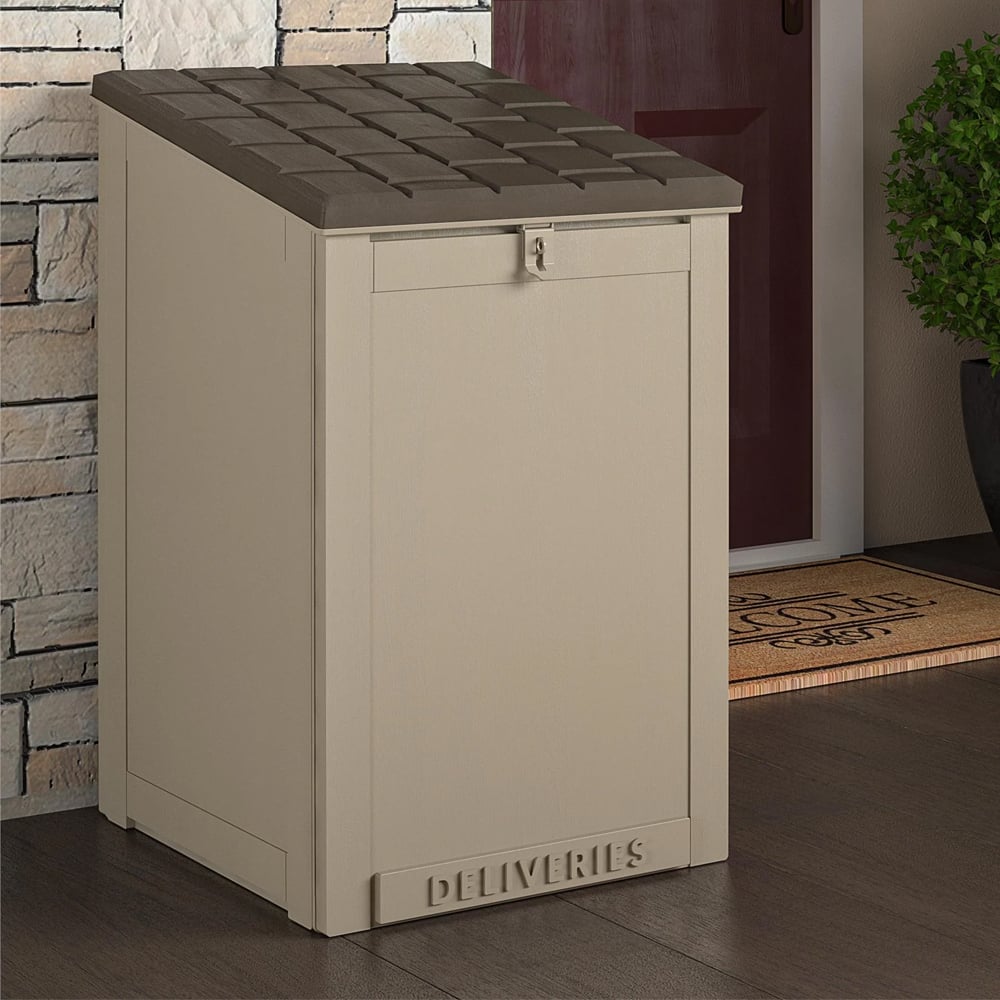 Belcourt Wooden Storage Box In Tan