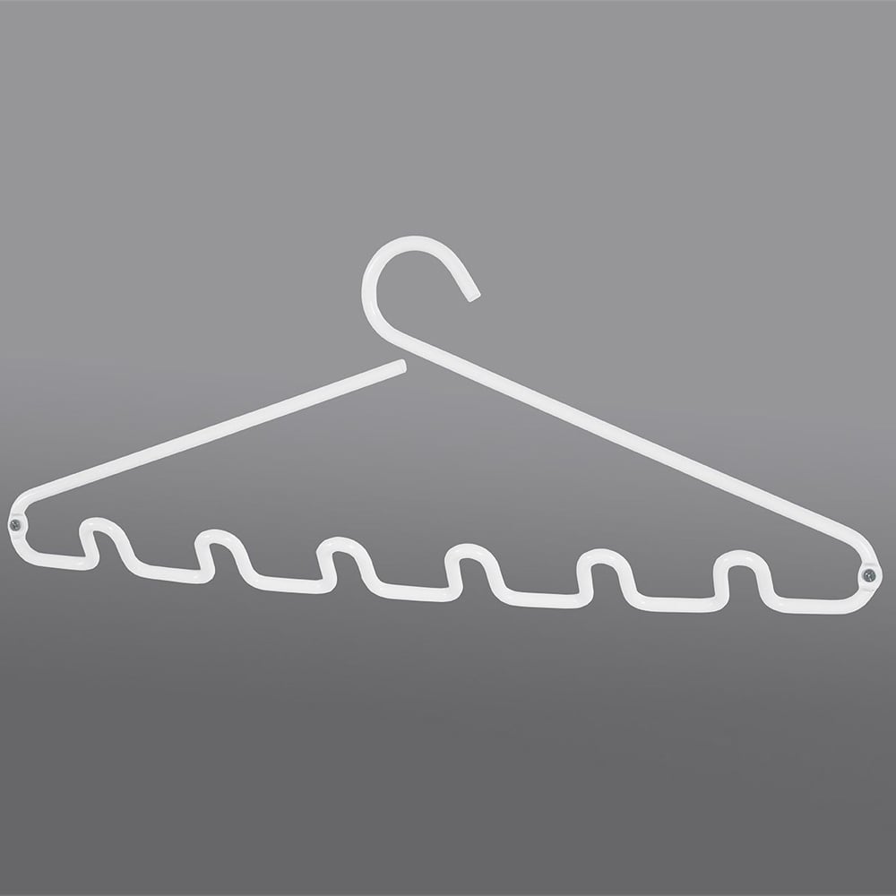 Belfast Large Metal Wall Coat Hanger In White