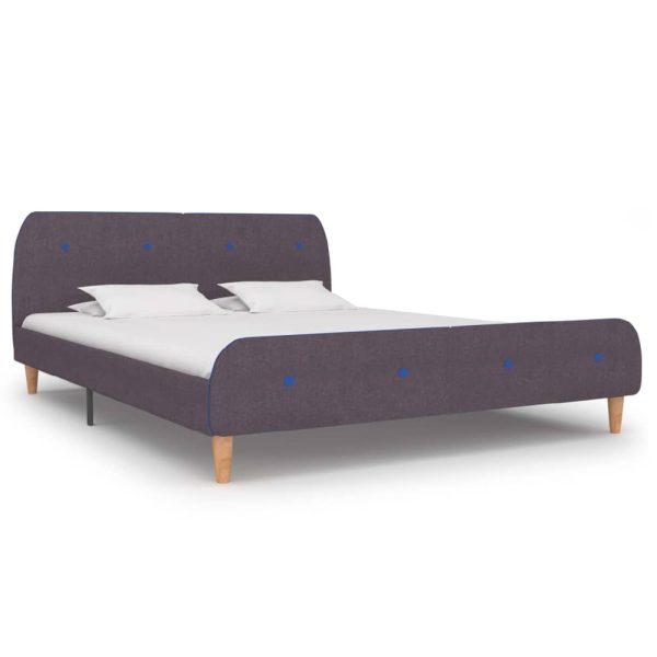 Bellvue Fabric King Size Bed In Taupe | Bed Sava