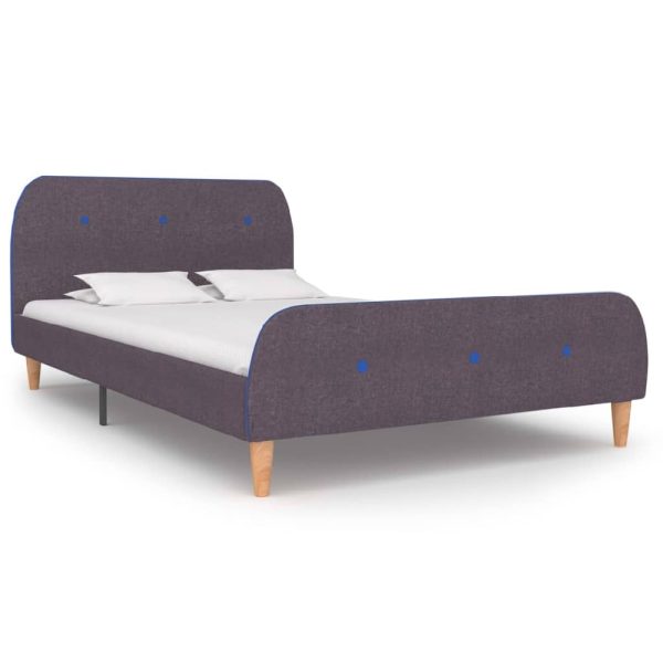 Bellvue Fabric Small Double Bed In Taupe | Bed Sava