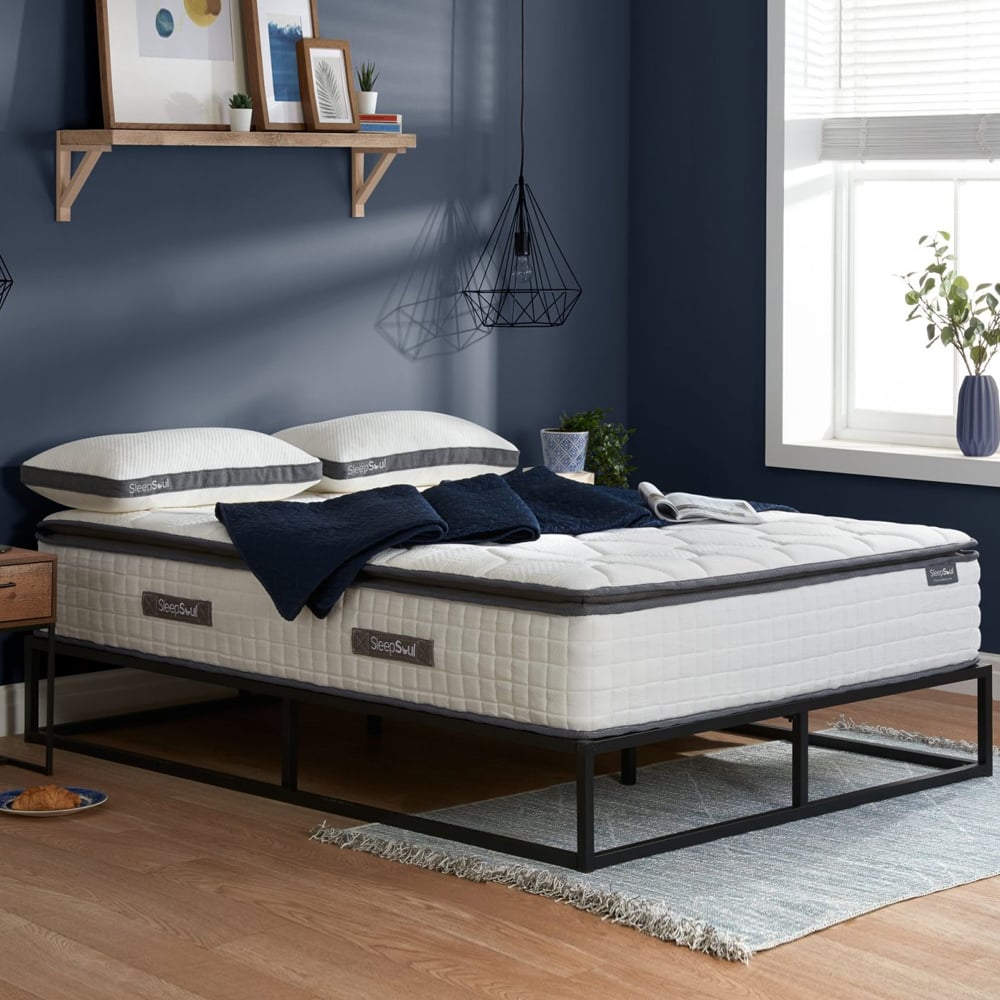 Beloit Fabric Small Double Mattress In White