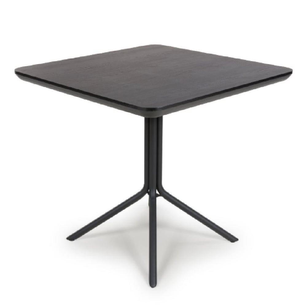 Beloit Wooden Square Dining Table In Black