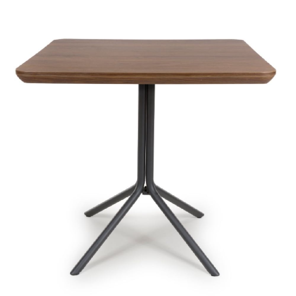 Beloit Wooden Square Dining Table In Smoked Oak