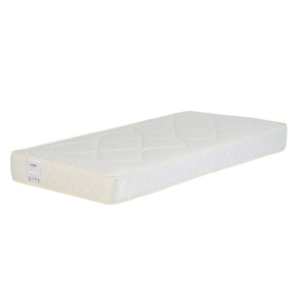 Bend Fabric Single Mattress In Cream | Bed Sava
