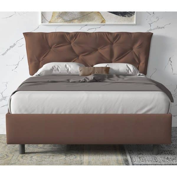 Berkeley Fabric King Size Bed In Brown | Bed Sava