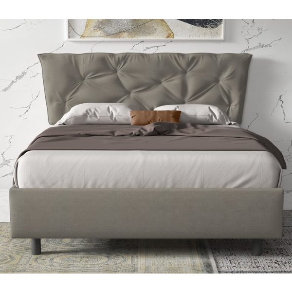 Berkeley Fabric King Size Bed In Dove | Bed Sava