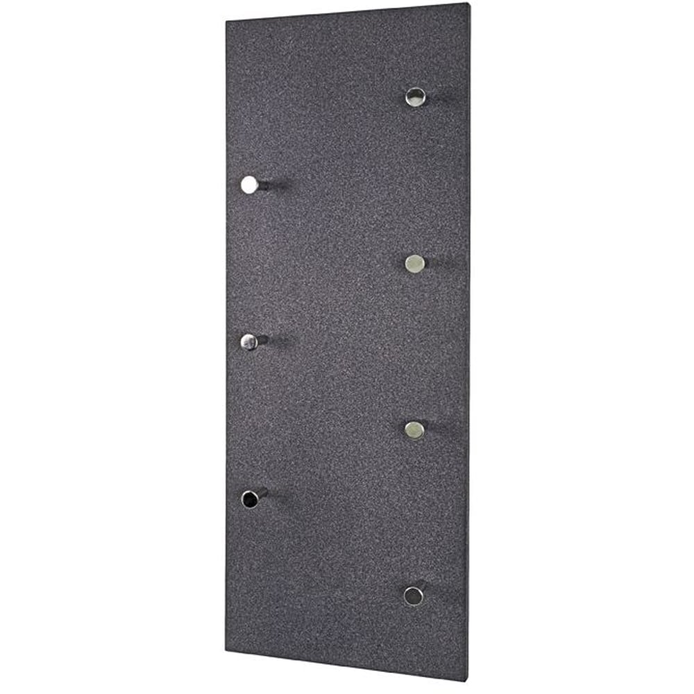 Berwyn Wooden Coat Rack In Granite And Chrome