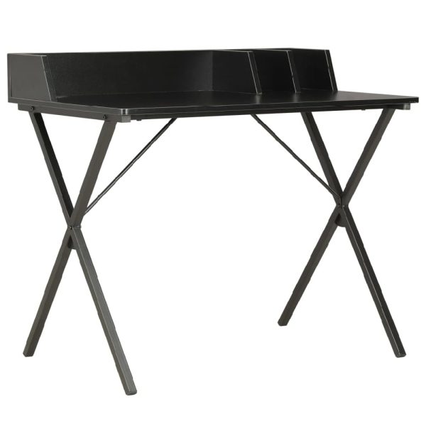 Beverly Wooden Laptop Desk In Black | Bed Sava