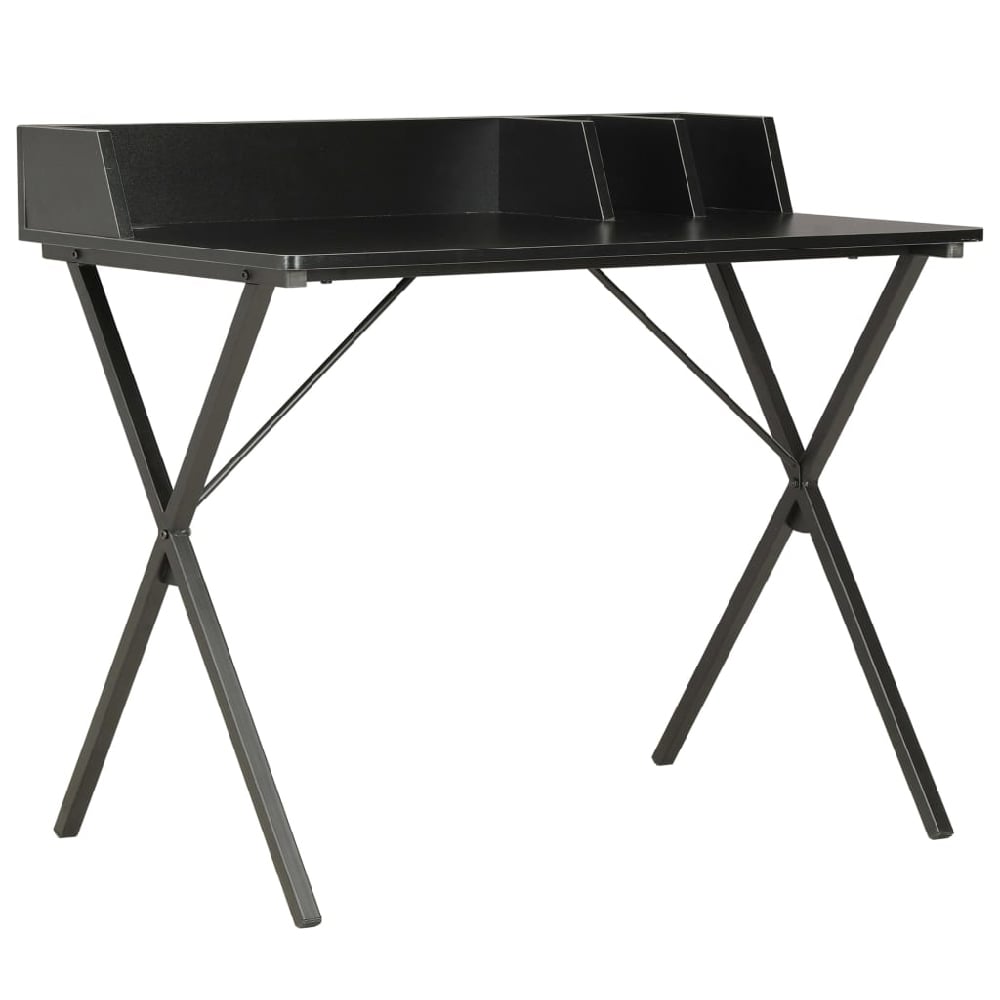 Beverly Wooden Laptop Desk In Black