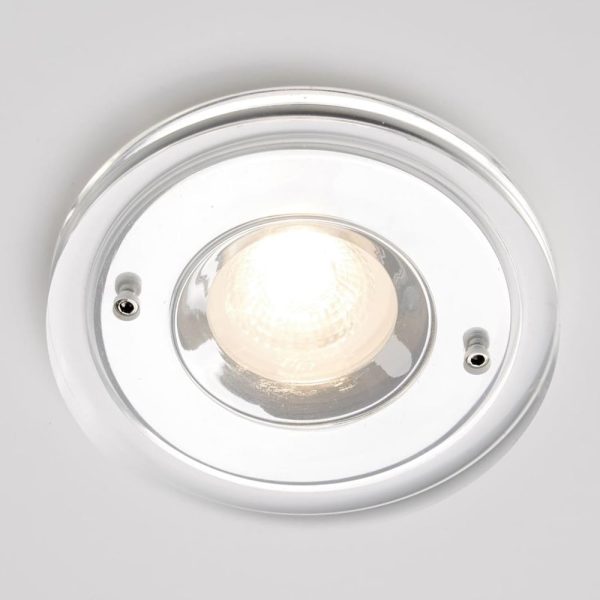 Bibury Bathroom Up And Down Light In Silver | Bed Sava