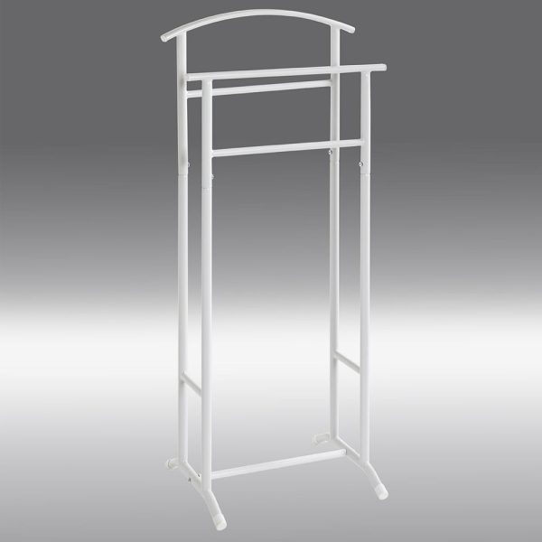 Birmingham Metal Coat Stand In White | Bed Sava
