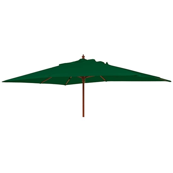 Blount Rectangular 3000mm Fabric Parasol With Pulley In Green