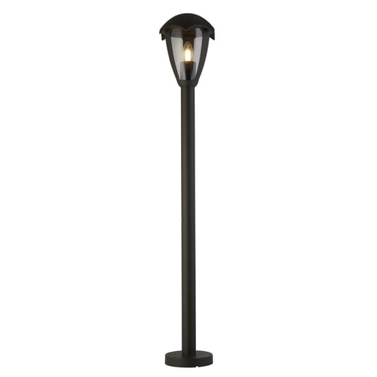 Bluebell Large Outdoor Polycarbonate Post In Dark Grey