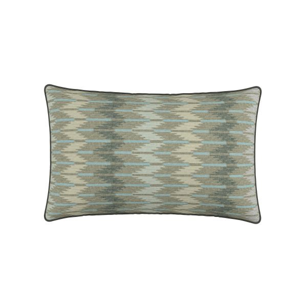Bedeck of Belfast Alessie Cushion 70cm x 40cm Green | Bed Sava