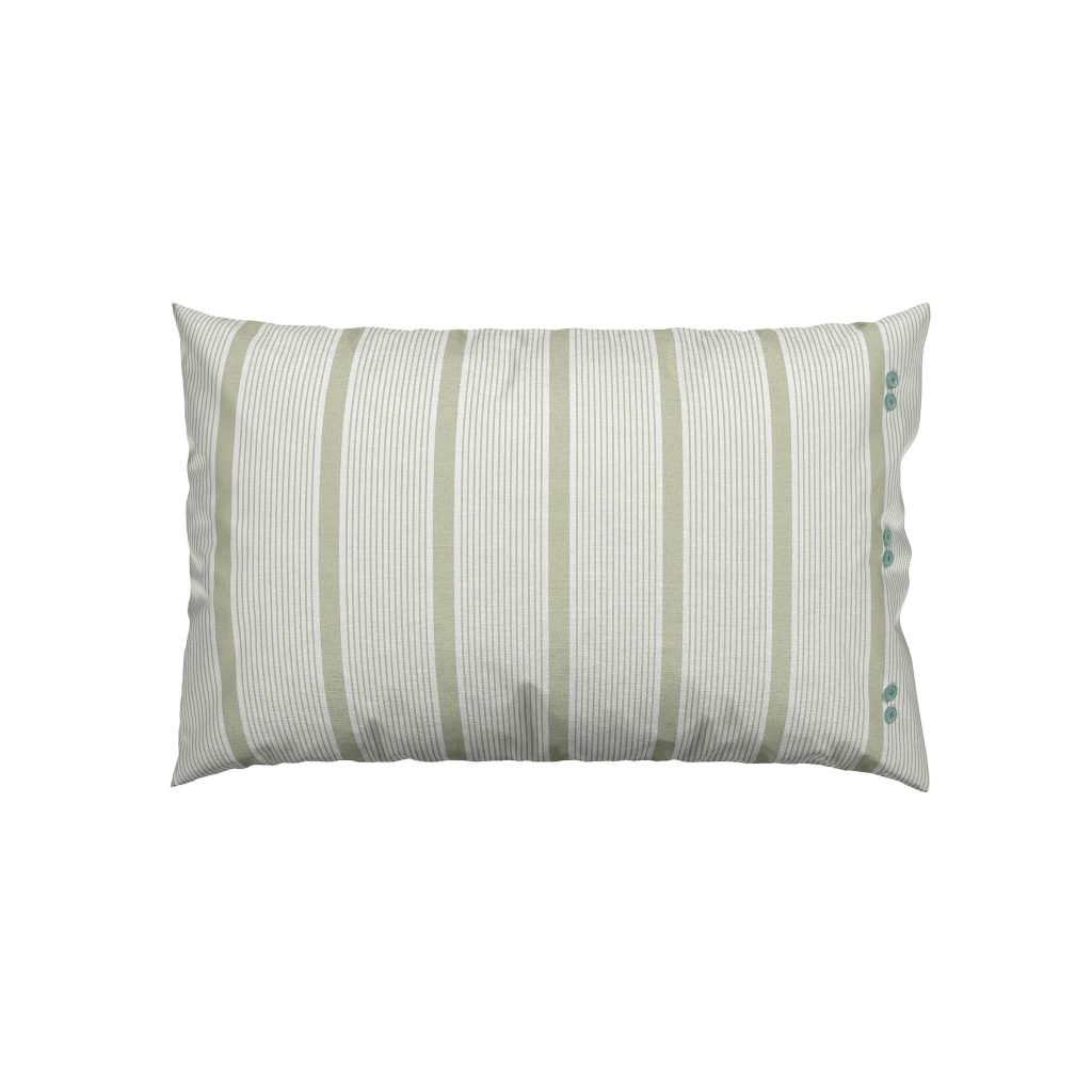 Bedeck of Belfast Alessie Pair of Standard Pillowcases, Green