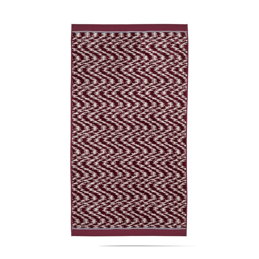 Bedeck of Belfast Aris Bath Sheet, Mulberry