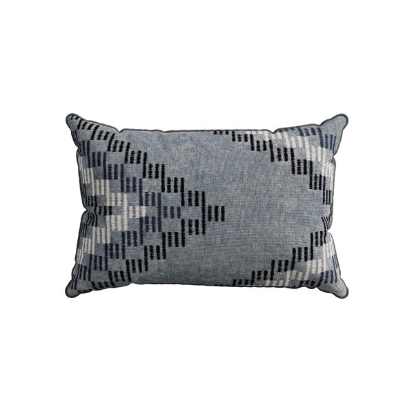 Bedeck of Belfast Azora Cushion 60cm x 40cm Chambray | Bed Sava