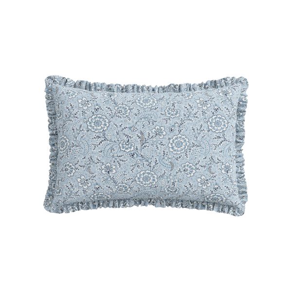 Bedeck of Belfast Azora Oxford Pillowcase Chambray | Bed Sava