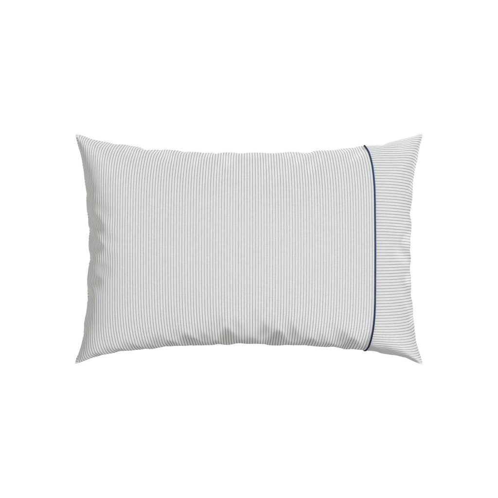 Bedeck of Belfast Azora Pair of Standard Pillowcases, Chambray