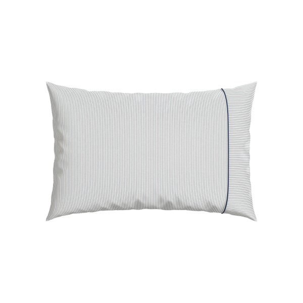 Bedeck of Belfast Azora Pair of Standard Pillowcases Chambray | Bed Sava