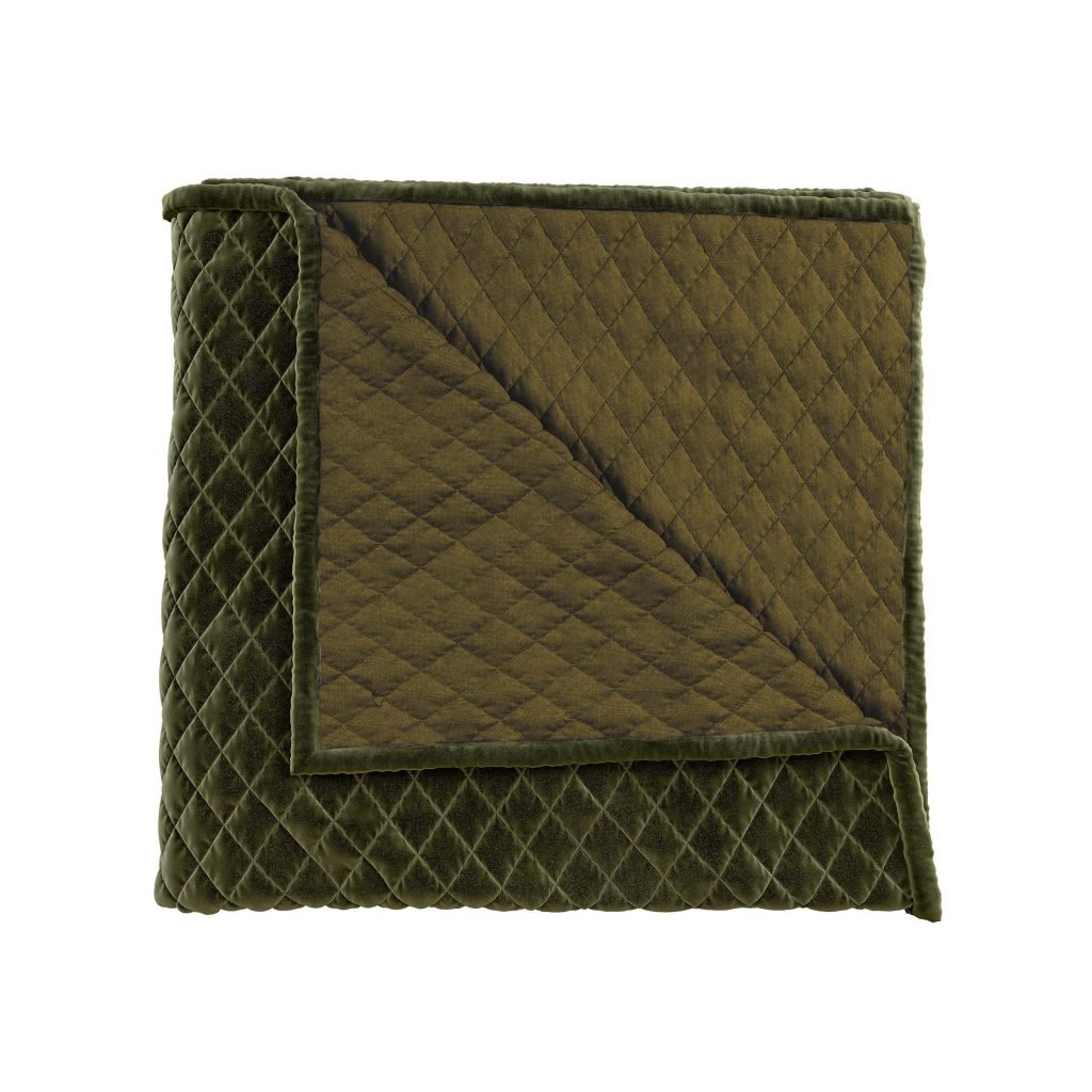 Bedeck of Belfast Clarence Throw, Celadon