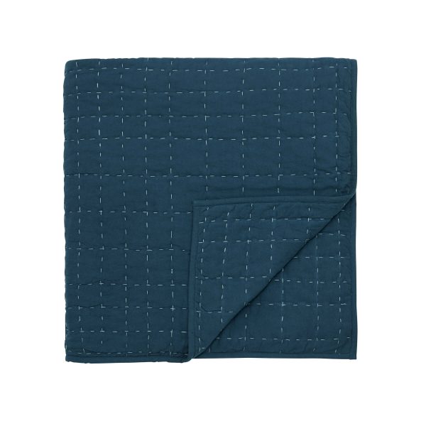 Bedeck Of Belfast Emaya Kantha Throw Teal | Bed Sava