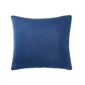Bedeck of Belfast Fine Linens Andaz Cushion 50cm x 50cm Midnight | Bed Sava