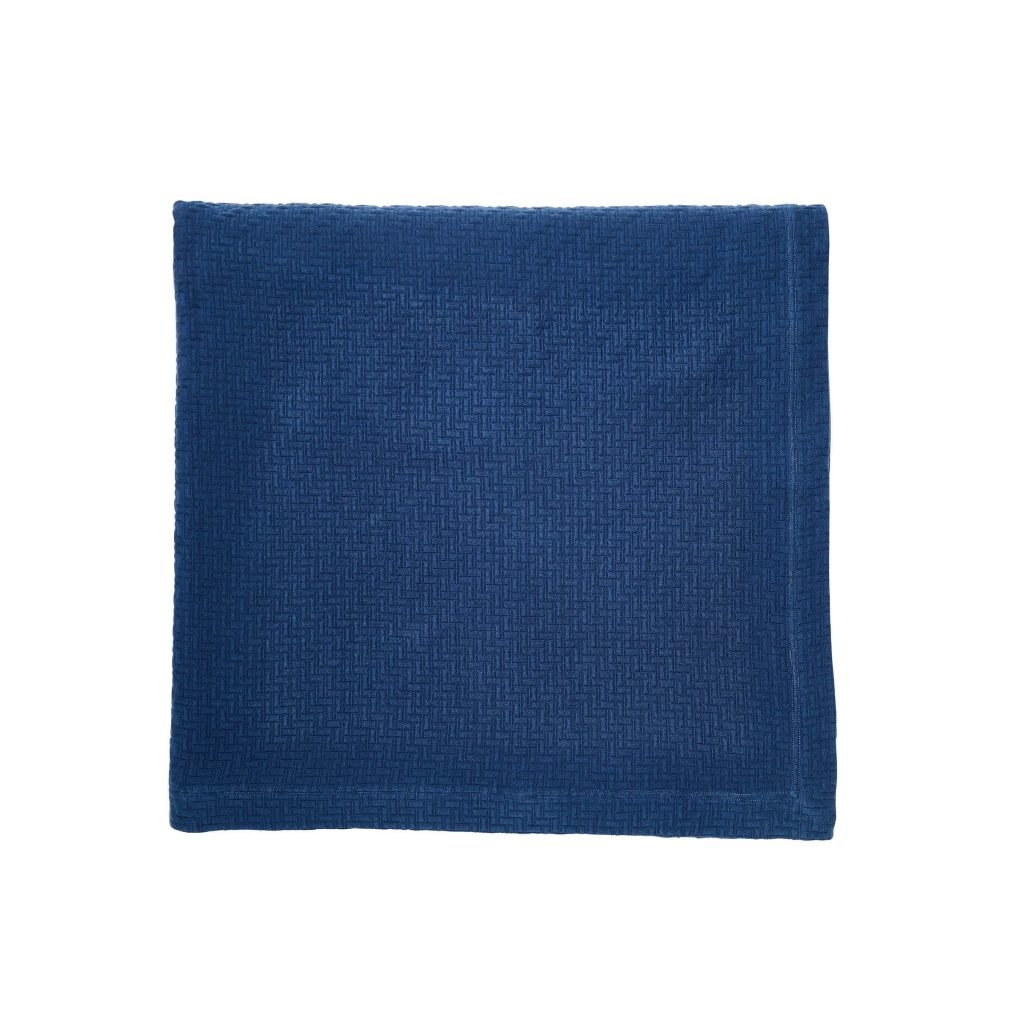 Bedeck of Belfast Fine Linens Andaz Throw, Midnight