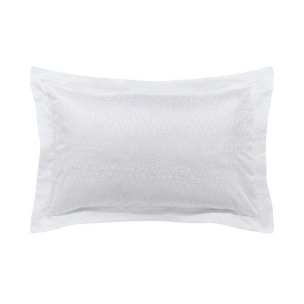 Bedeck of Belfast Fine Linens Kham Oxford Pillowcase White | Bed Sava