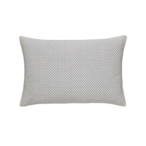 Bedeck of Belfast Fine Linens Tahra Cushion 40cm x 60cm Silver | Bed Sava