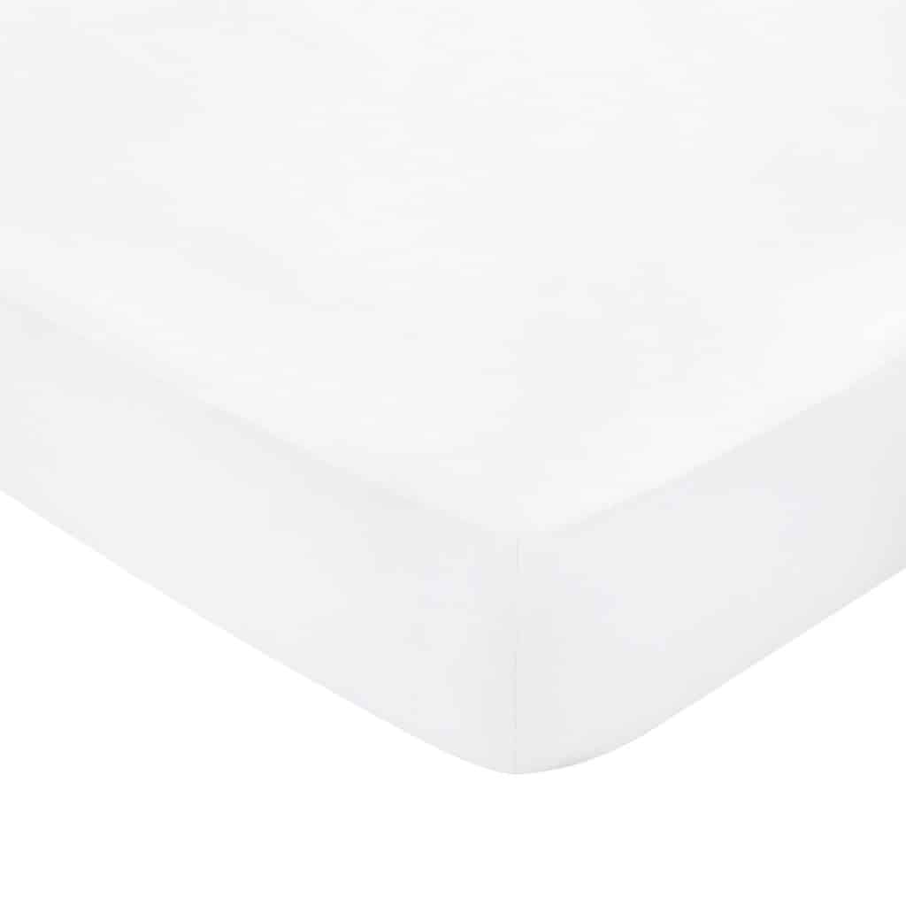 Bedeck of Belfast Fine Linens 1000 Thread Count Egyptian Cotton Double Fitted Sheet, White