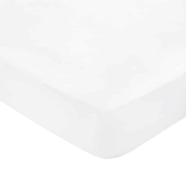 Bedeck of Belfast Fine Linens 1000 Thread Count Egyptian Cotton Double Fitted Sheet White | Bed Sava