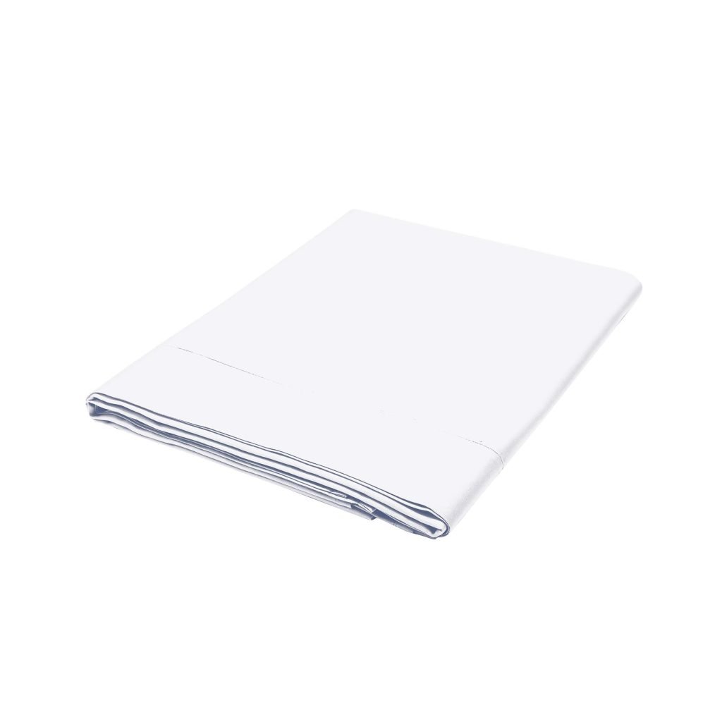 Bedeck of Belfast Fine Linens 1000 Thread Count Egyptian Cotton Double Flat Sheet, White