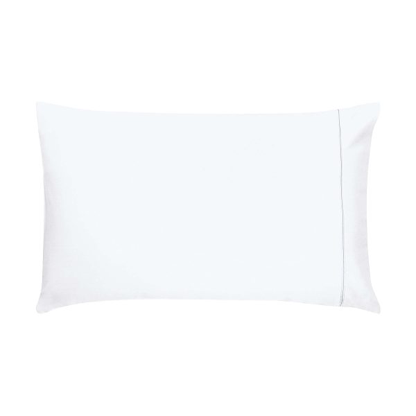 Bedeck of Belfast Fine Linens 1000 Thread Count Egyptian Cotton Standard Pillowcase White | Bed Sava