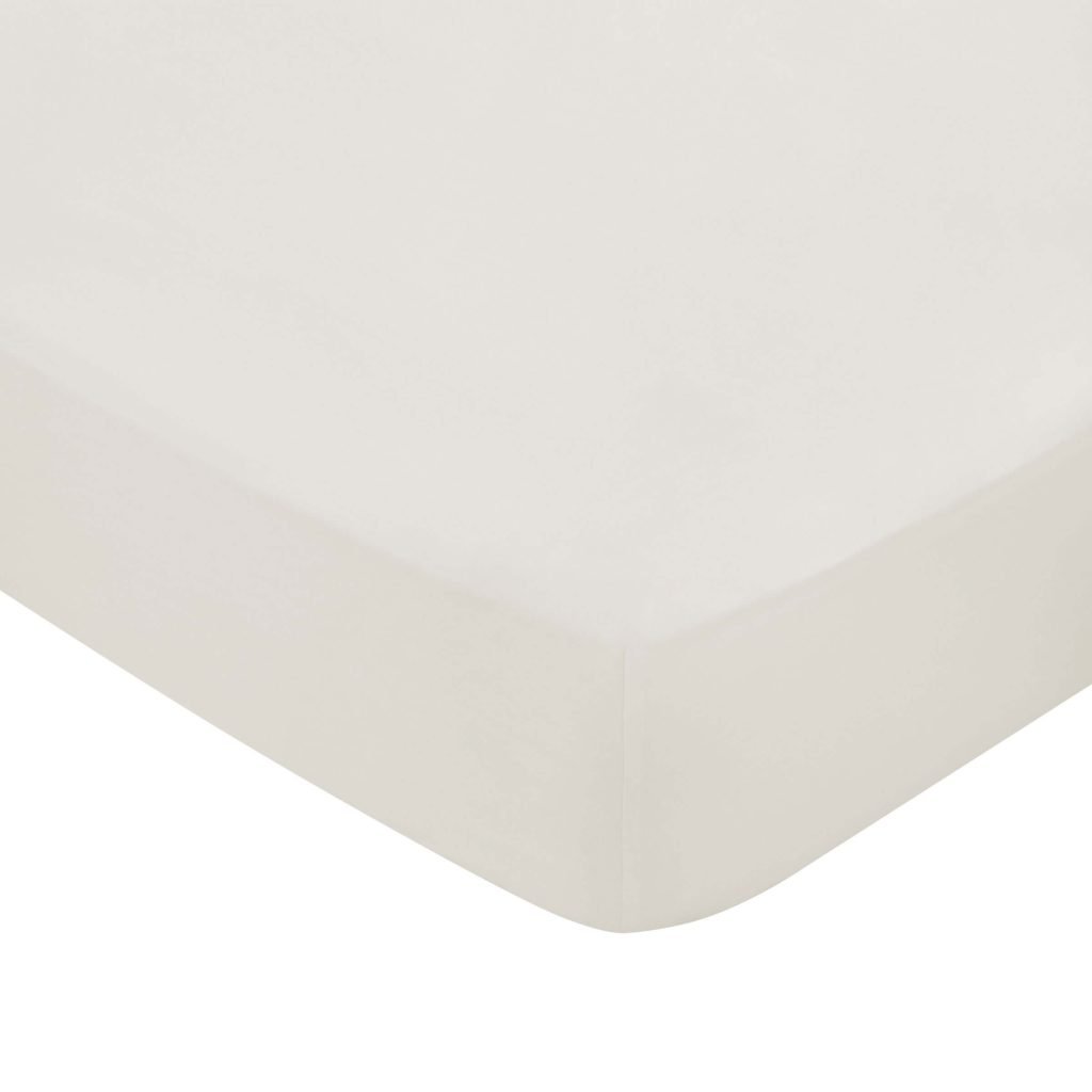 Bedeck of Belfast Fine Linens 600 Thread Count Egyptian Cotton Super Kingsize Fitted Sheet, Cashmere