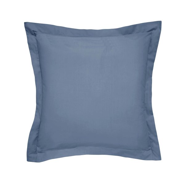 Bedeck of Belfast Fine Linens 300 Thread Count Egyptian Cotton Square Oxford Pillowcase Denim | Bed Sava