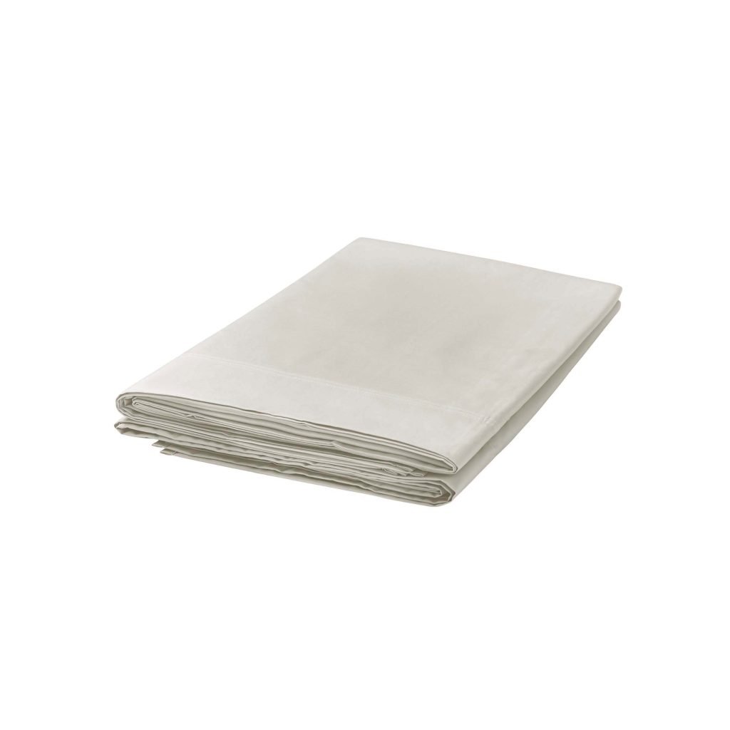 Bedeck of Belfast Fine Linens 300 Thread Count Egyptian Cotton Kingsize Flat Sheet, Linen