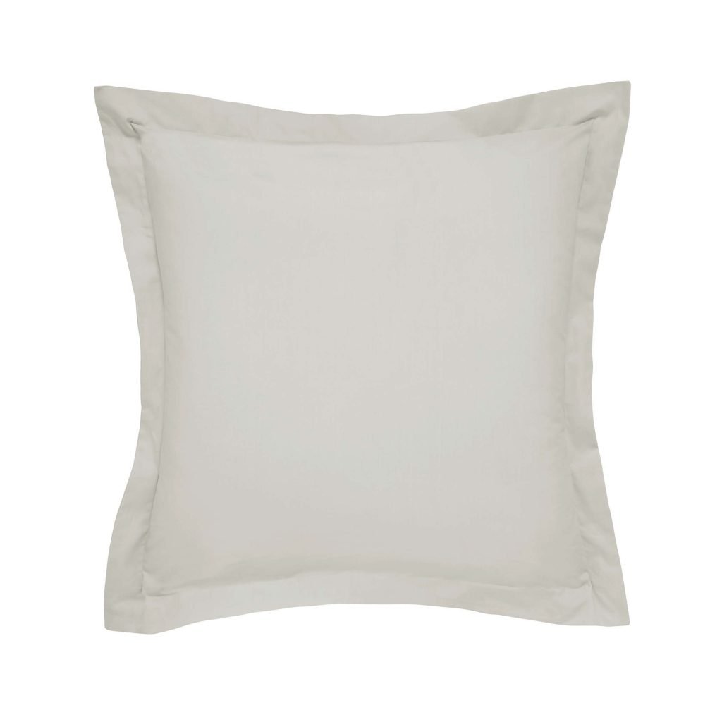 Bedeck of Belfast Fine Linens 300 Thread Count Egyptian Cotton Square Oxford Pillowcase, Linen