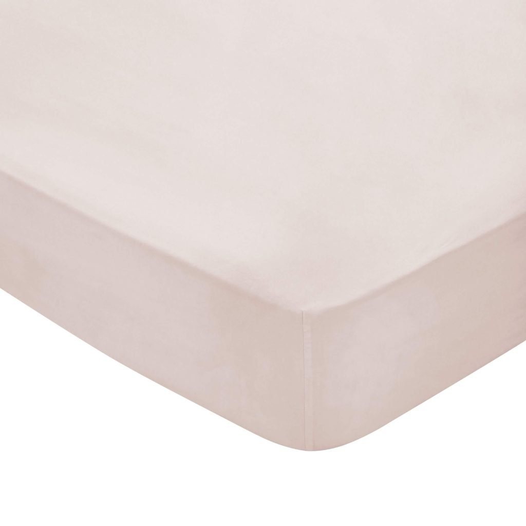 Bedeck of Belfast Fine Linens 300 Thread Count Egyptian Cotton Single Fitted Sheet, Tuberose