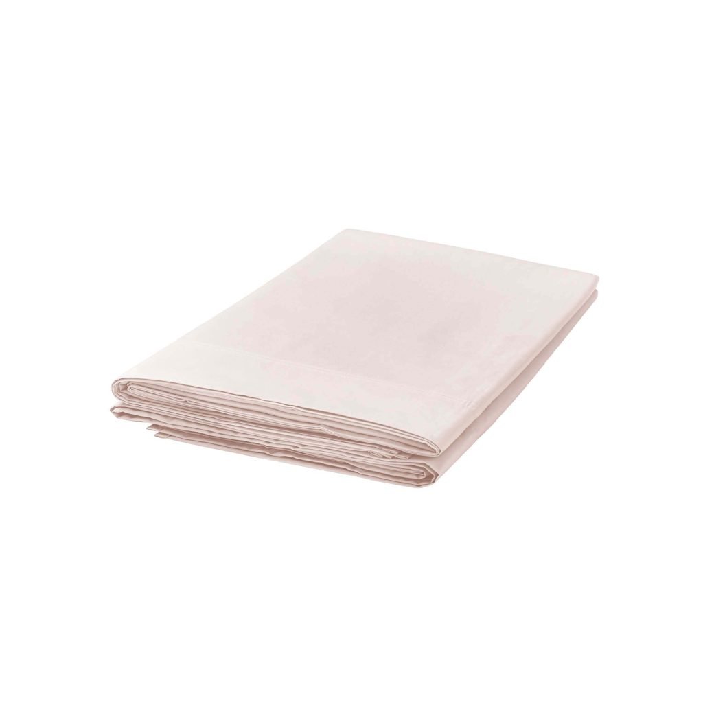 Bedeck of Belfast Fine Linens 300 Thread Count Egyptian Cotton Single Flat Sheet, Tuberose
